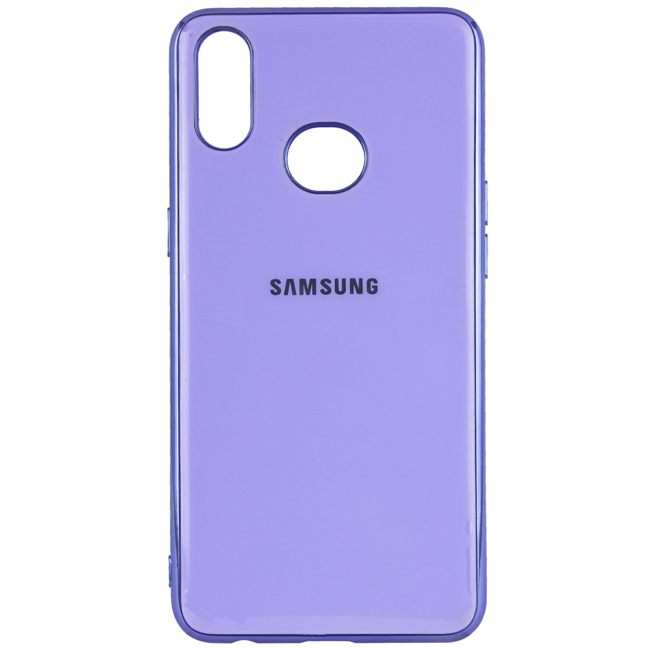 

TPU чехол GLOSSY LOGO для Samsung Galaxy A10S, Сиреневый