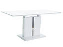 Стол обеденный Signal Dallas 75х110(150) см Белый лак (DALLASBB110), раскладной стол в гостиную, кухню, фото 2