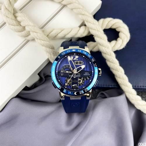 

Ulysse Nardin Executive El Toro GMT Perpetual Blue-Silver-Blue