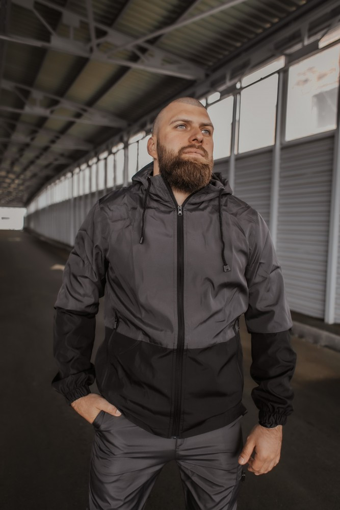 

Ветровка Softshell Light Intruder серо-черная