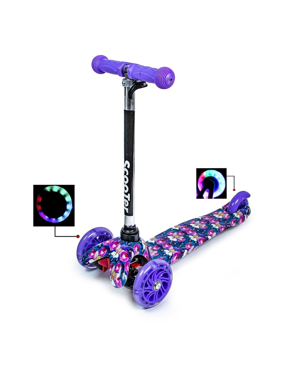 

Самокат Mini Scooter "Орхидея"