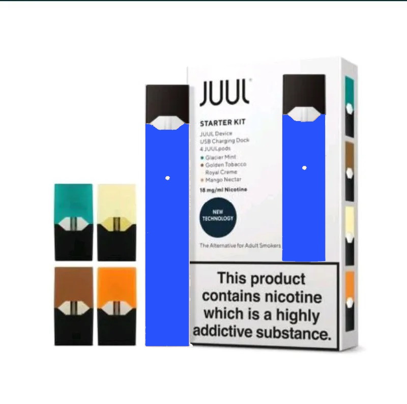 

Система JUUL стартовый набор + 4 Пода в комлекте Синий джул Pod система Blue комплект