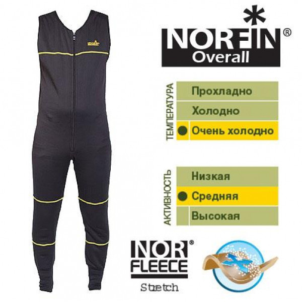 

Термобелье-комбинезон Norfin Overall 302800 полиэстер, 302800, XXL