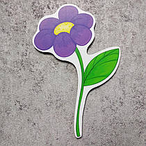 Квіточка фіолетова. Настінна декорація для дитячого садка.