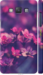

Чехол на Samsung Galaxy A5 A500H Пурпурные цветы "2719c-73-7673", Розовый