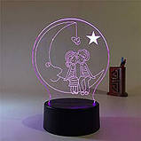 3D Светильник "Молодежь" Идеи подарков женщине на день рождения, Подарки для мамы, Подарок для женщины, фото 5