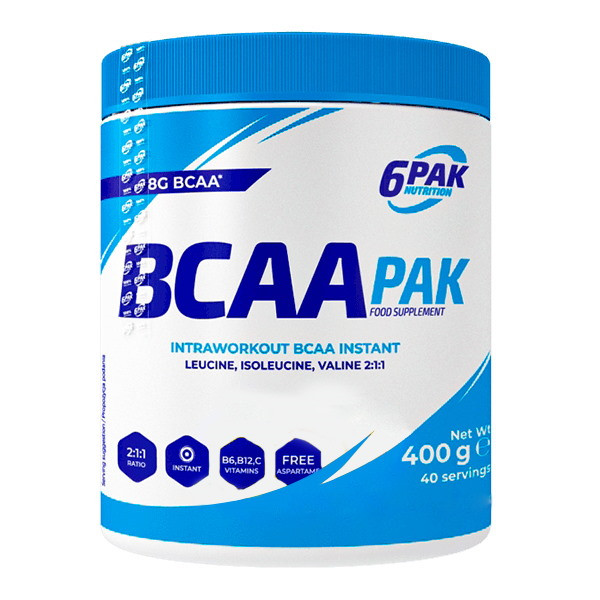 

BCAA 6PAK Nutrition BCAA Pak, 400 грамм Личи-виноград