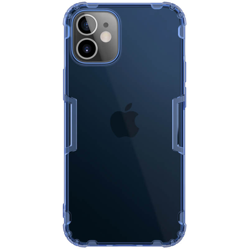 

TPU чехол Nillkin Nature Series для Apple iPhone 12 mini (5.4"), Синий (прозрачный)