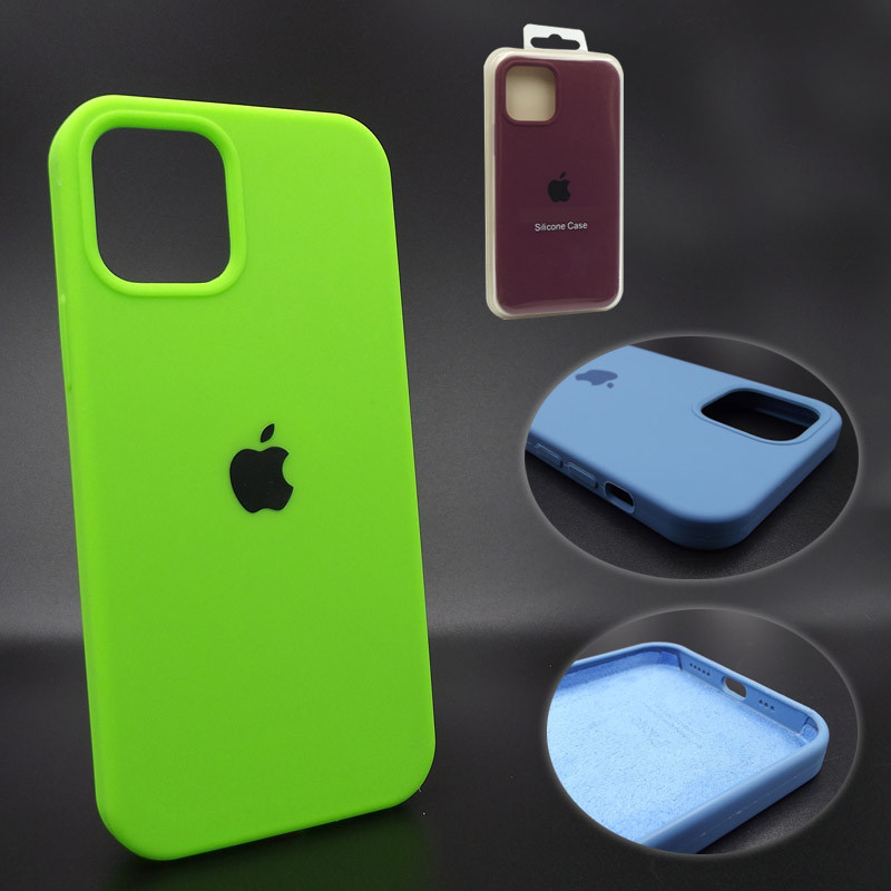 

Silicone Cover Apple iPhone XSmax (66) salad Full