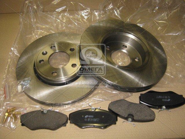 

Комплект тормозной передний NISSAN PRIMASTAR 01-, OPEL VIVARO 06- (пр-во REMSA) 8834.01