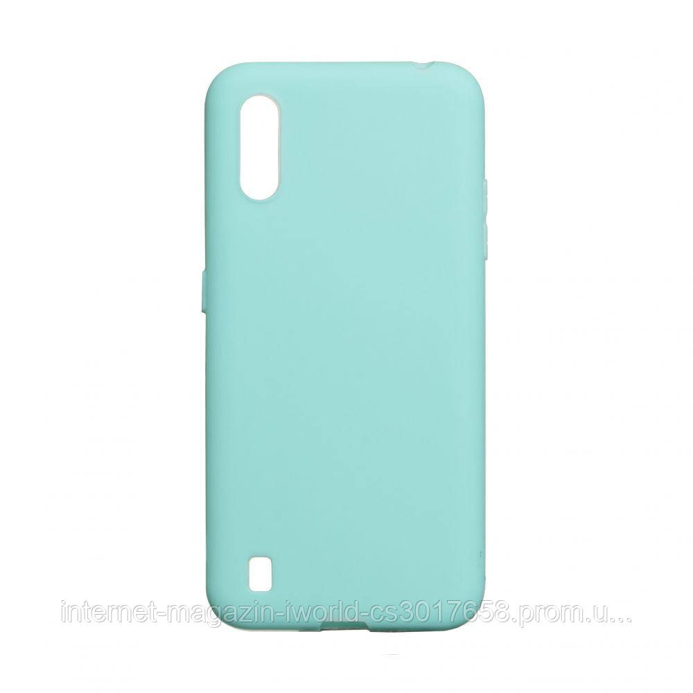 

Чехол SMTT Samsung A01 Цвет Бирюзовый