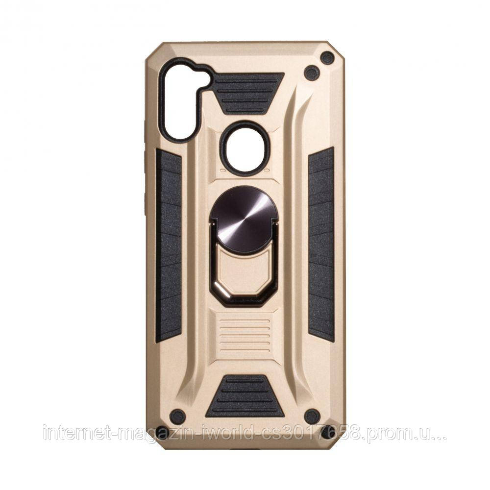 

Чехол Robot Case with ring for Samsung A11/M11 Цвет Золотой