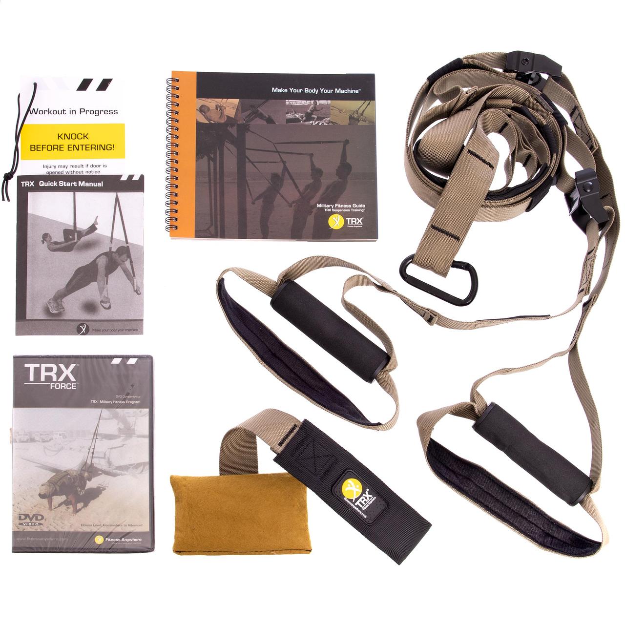 

Петли TRX функциональный тренажер KIT FORCE T1 FI-3722-01 (петли подвесные, дверное крепление, DVD, сумка,