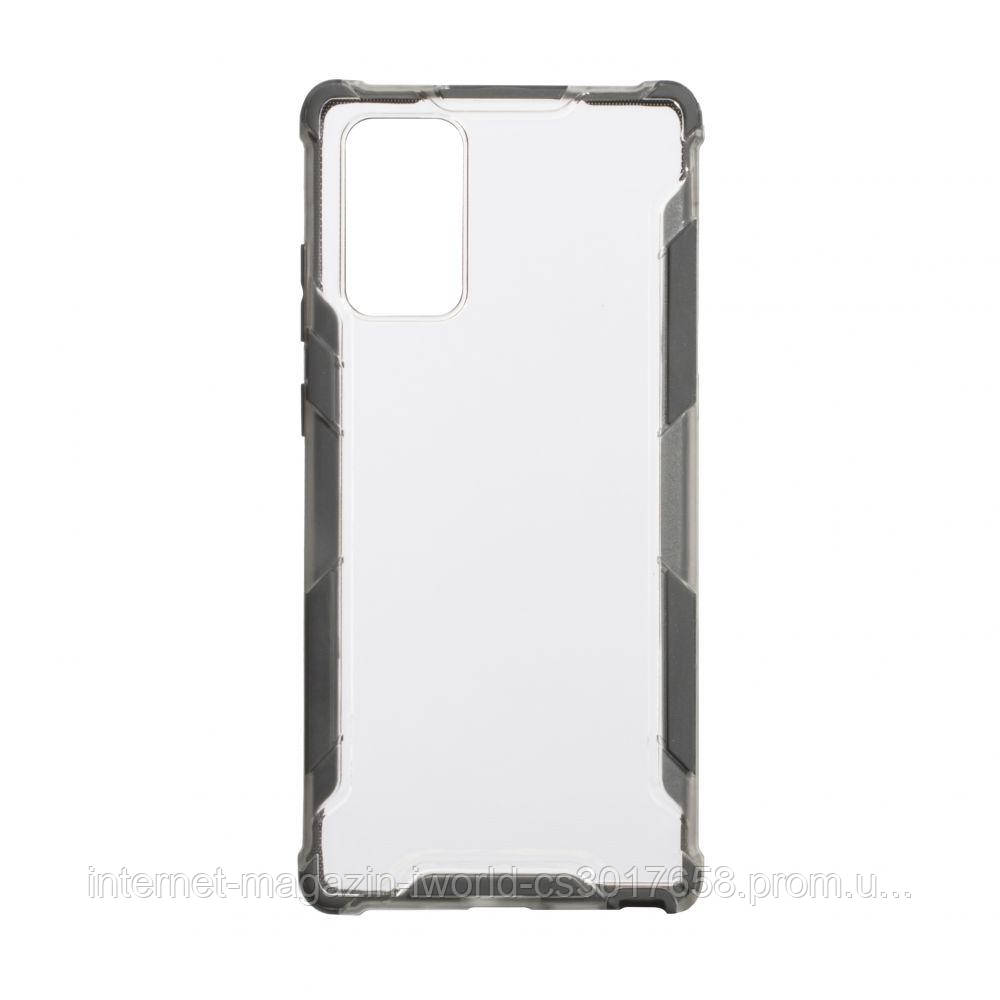 

Чехол Armor Case Color Clear for Samsung Note 20 Цвет Серый