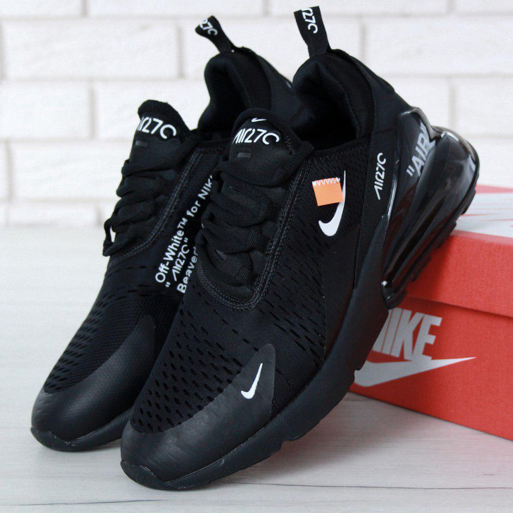 

Мужские кроссовки в стиле Nike Air Max 270 Off-White, черный, Вьетнам 43