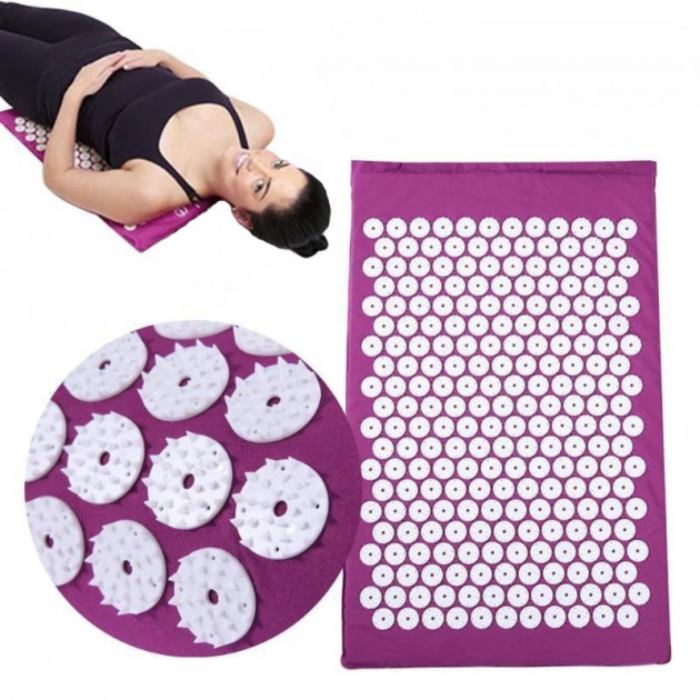 

Масажний килимок Acupressure Mat Рожевий 184178, Розовый