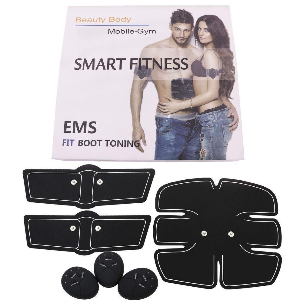 

Миостимулятор массажер для пресса Smart Fitness Ems Trainer Fit Boot Toning 3в1 130430, Черный