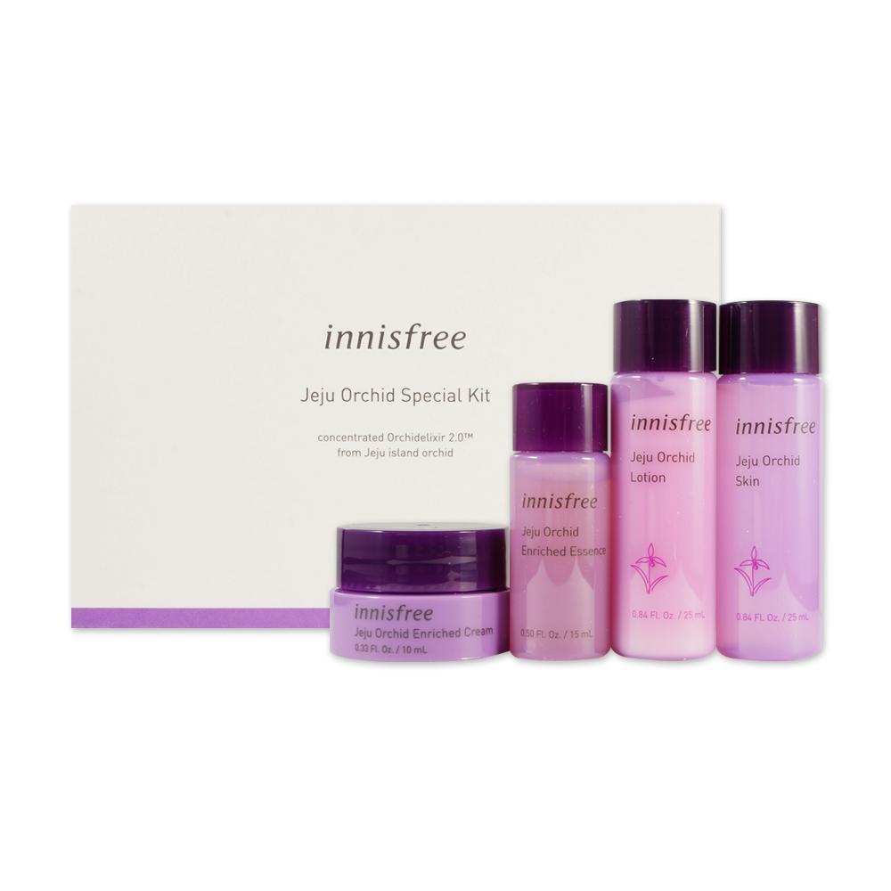 

Набор антивозрастных миниатюр с экстрактом орхидеи Innisfree Orchid Enriched Special Kit 4items