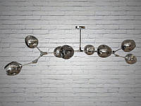 Люстра в стилі Loft Diasha - "Молекула" хром на 8 ламп, 881-8