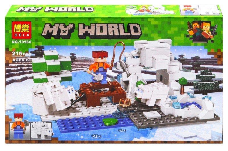 

Конструктор Bela My World Зимняя рыбалка 215 деталей, Разные цвета