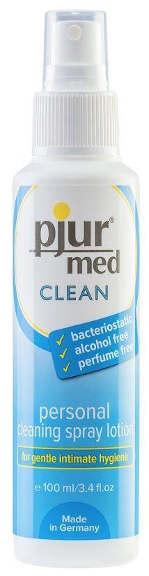 

Очищающий спрей pjur med CLEAN 100 мл для нежной кожи и игрушек, антибактериальный