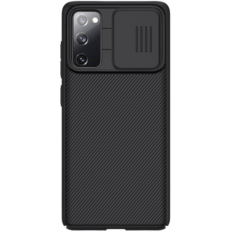 

Карбоновая накладка Nillkin Camshield (шторка на камеру) для Samsung Galaxy S20 FE, Черный / black