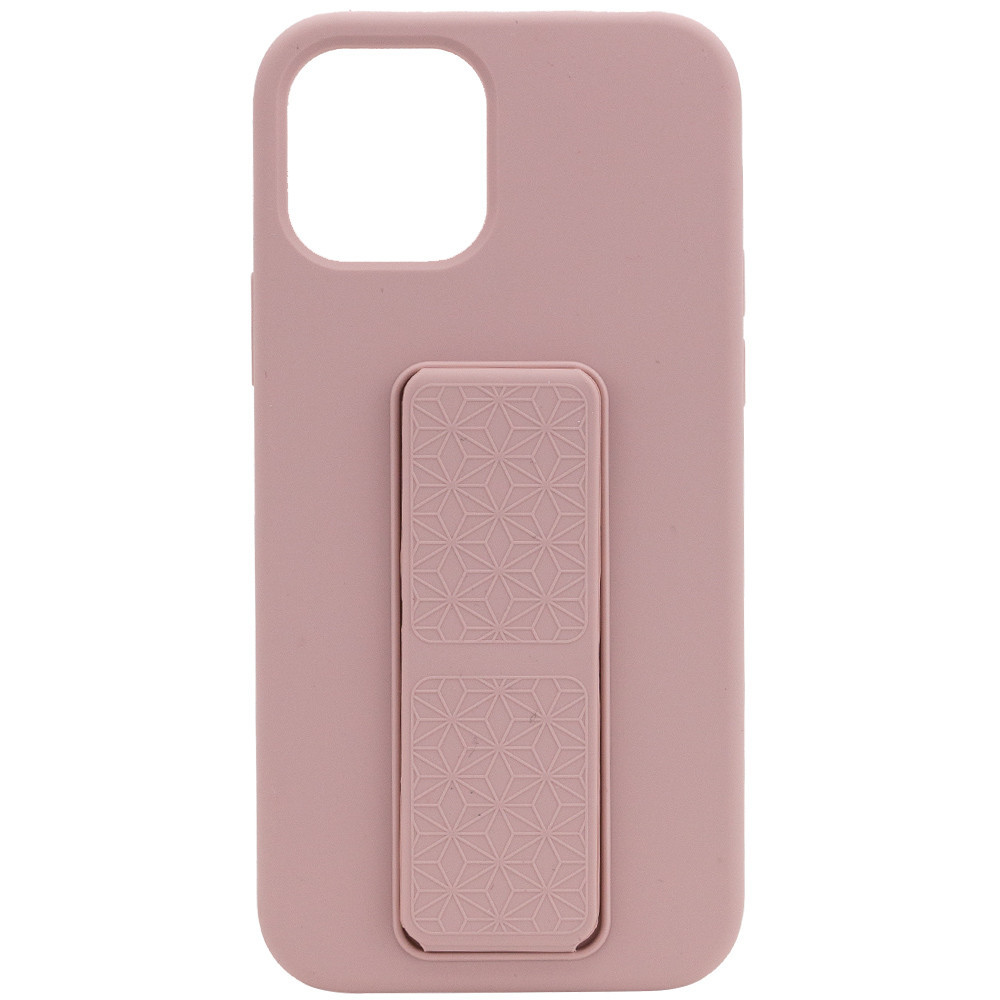 

Чехол Silicone Case Hand Holder для Apple iPhone 12 Pro Max (6.7") Розовый / Pink Sand