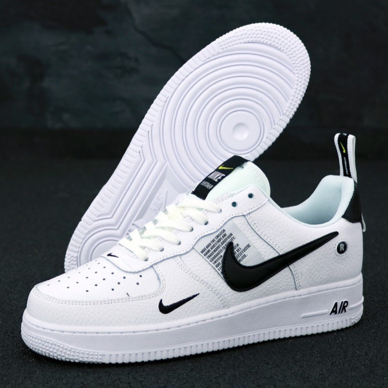 

Мужские кроссовки Nike Air Force 1 Low, кожа, белый, Вьетнам 43