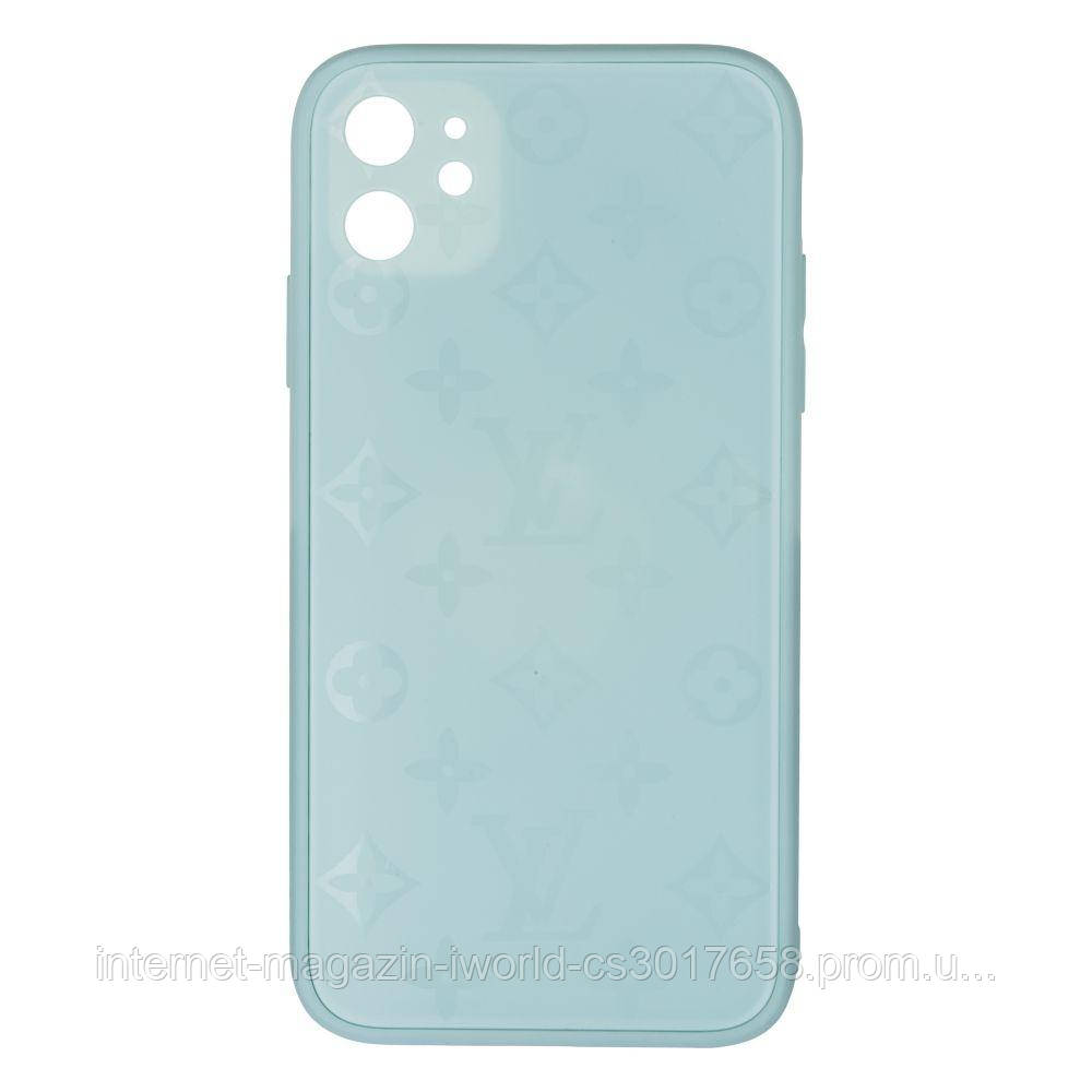 

Чехол TPU Glass LV for Apple Iphone 11 Цвет Мятный