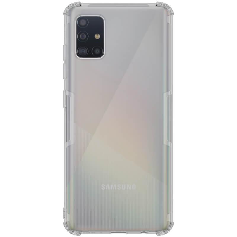 

TPU чехол Nillkin Nature Series для Samsung Galaxy A51, Серый (прозрачный)