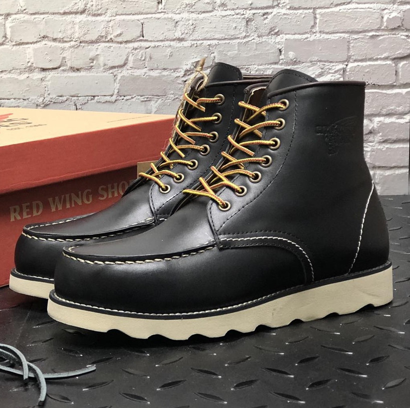 

Мужские ботинки Red Wing Classic Moc, натуральная кожа, черный, США 43