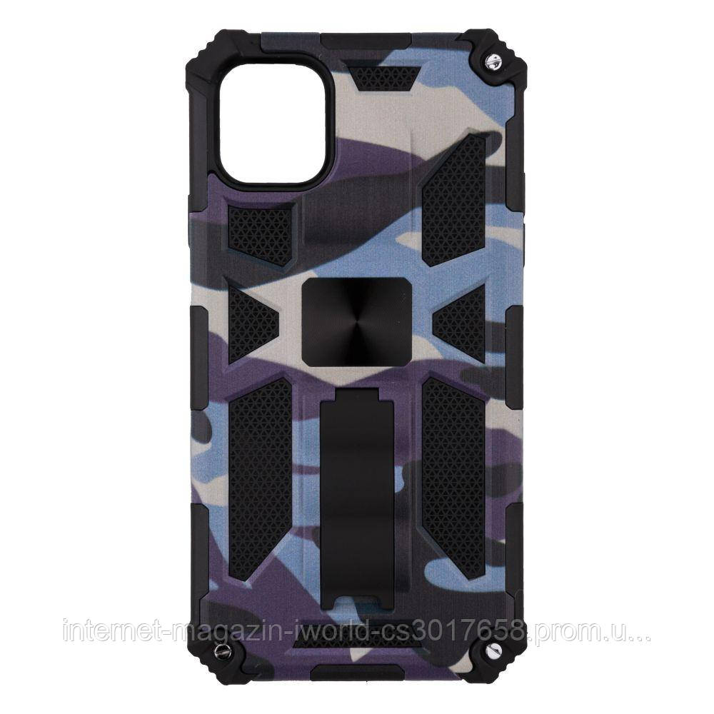 

Чехол Shockproof Camouflage for Apple Iphone 11 Цвет 3, Голубой