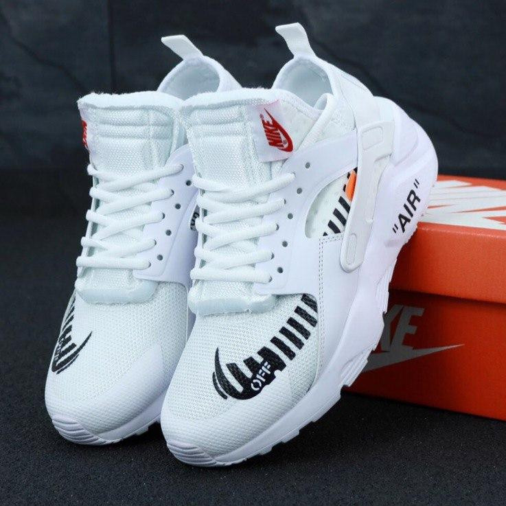 

Мужские кроссовки Nike Air Huarache Off-White, белый, Вьетнам 45