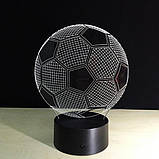 3D светильник Мяч, Hеобычный подарок мужчине на день рождения, прикольный подарок мужчине, фото 7