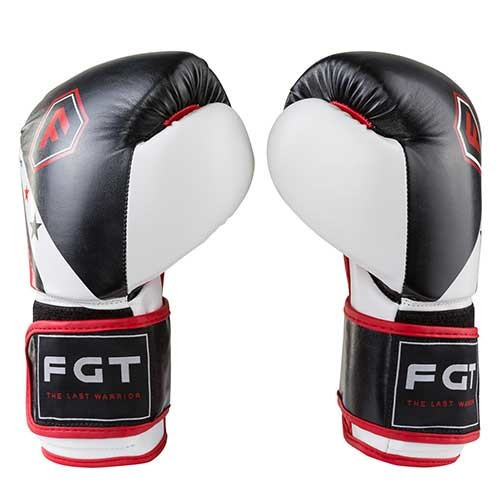 

Боксерские перчатки World Sport черно-белые 10oz LetsFight Fgt Flex 3077 SKL11-281284, Черный