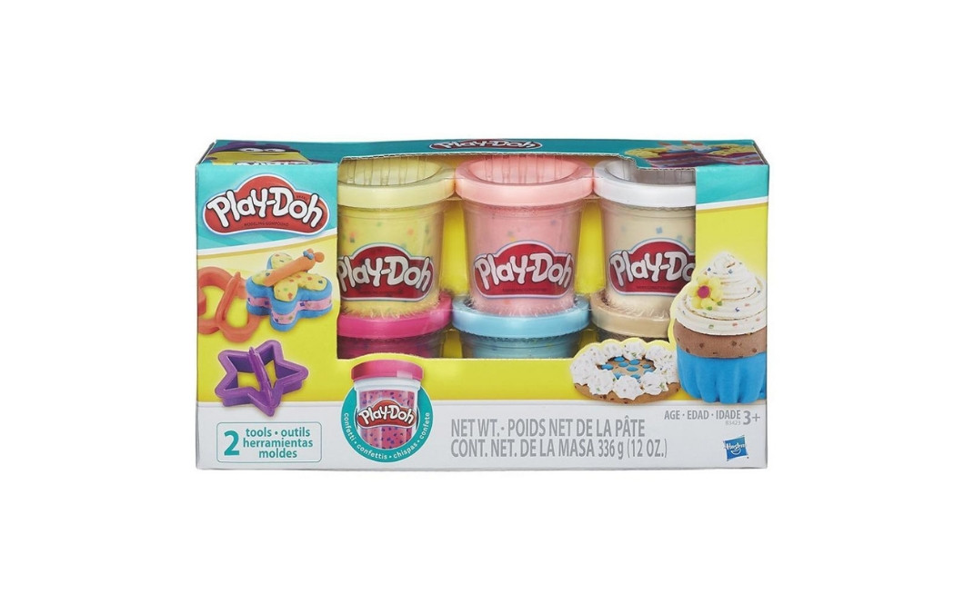 

Набор для лепки Hasbro Play-Doh Игровой набор из 6 баночек с конфетти SKL65-283086