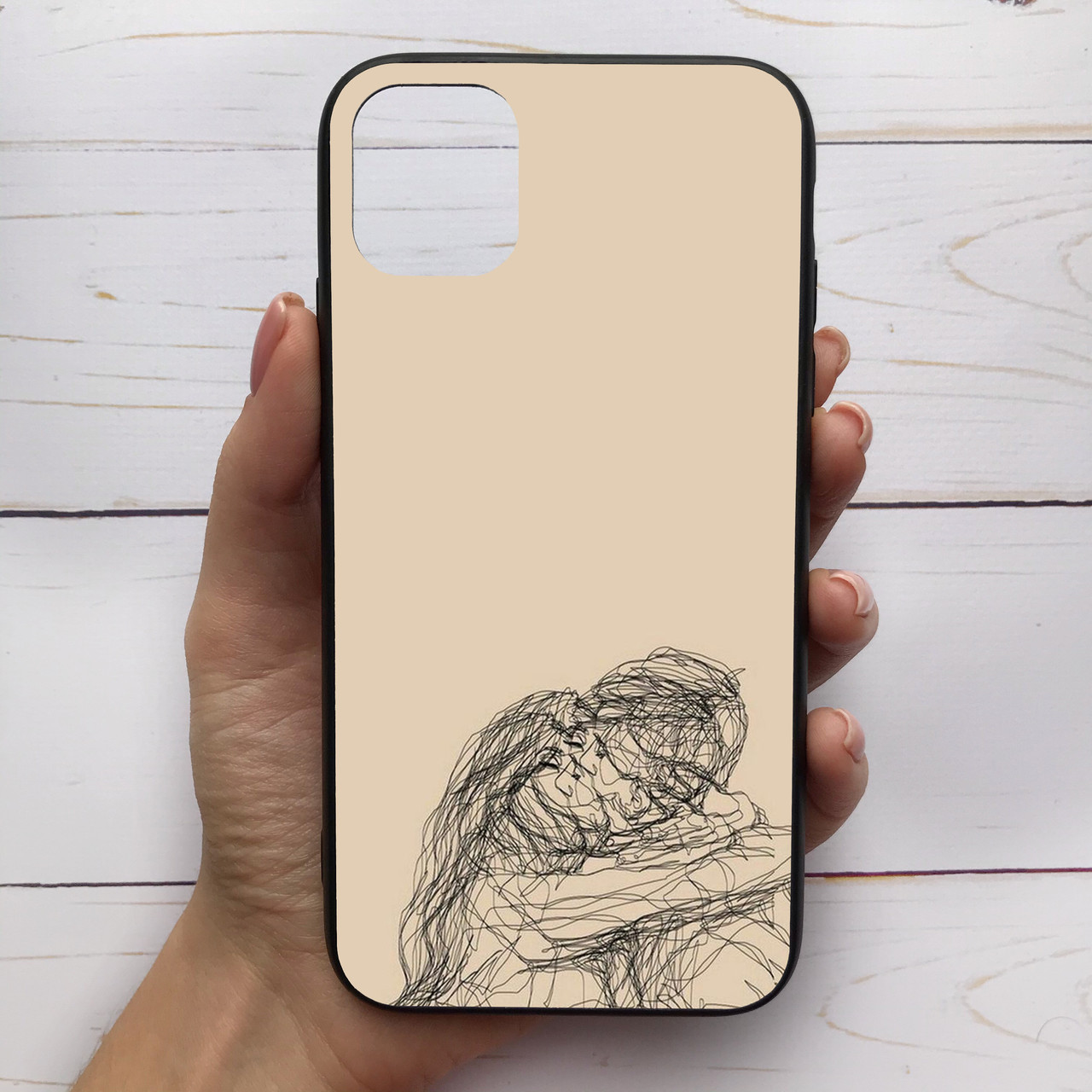 

Чехол Mood для iPhone 11 Pro с рисунком Пара целуется SKL68-284777, Разные цвета