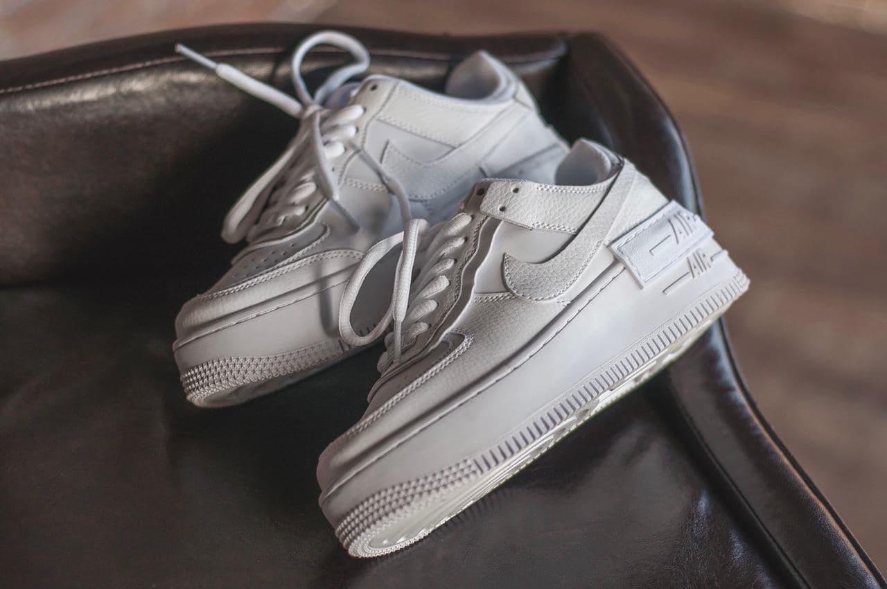 

Женские кроссовки Nike Air Force Shadow White / Найк Аир Форс Шадоу Белые 41, Белый