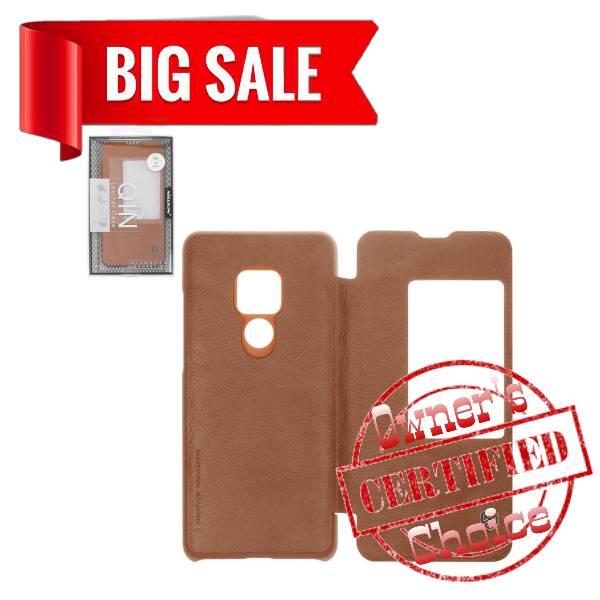 

Чехол Nillkin Qin leather case для Huawei Mate 20, коричневый, книжка, пластик, PU кожа, (6902048166