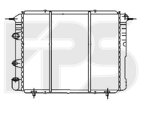 

Радиатор охлаждения двигателя Renault Trafic, Renault 19 - 1.4, 1.7 (81-01)