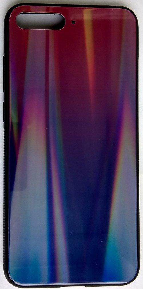 

Силіконовий чохол "Скляний Shine Gradient" Huawei Y6 2018 (Violet Barca) #8