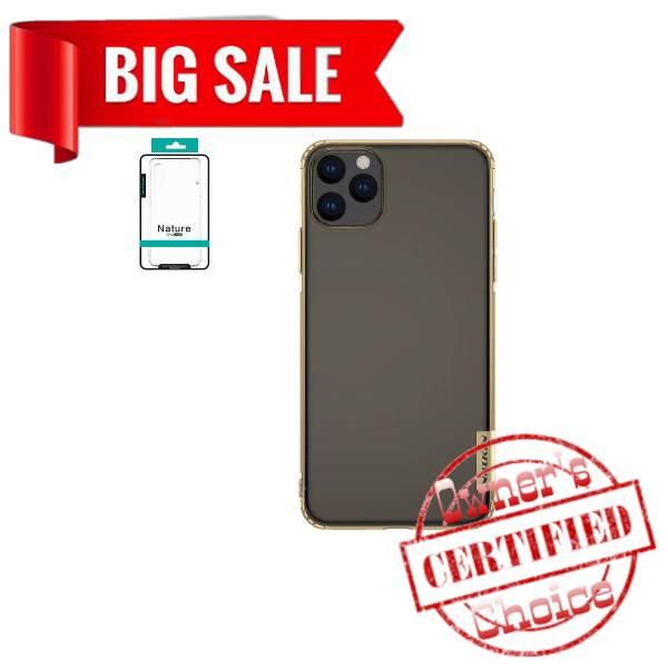 

Чохол Nillkin Nature TPU Case для iPhone 11 Pro Max, коричневий, прозорий, Ultra Slim, силікон