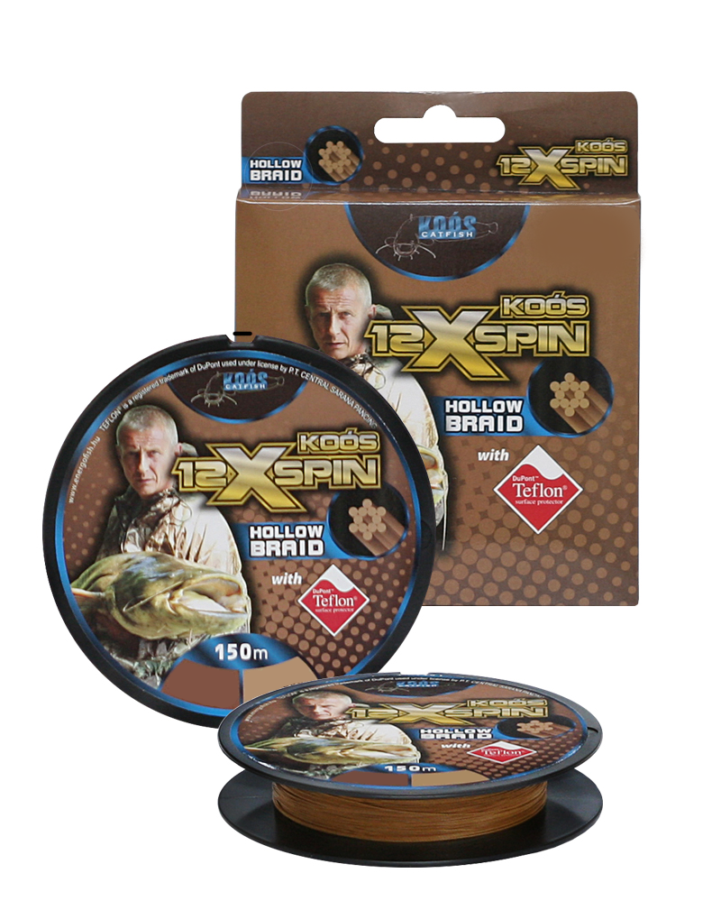 

Шнур Energofish Koos X12 Hollow Spin Braid Teflon Coated 150 м 0.36 мм 49.7 кг + игла Brown, Коричневый