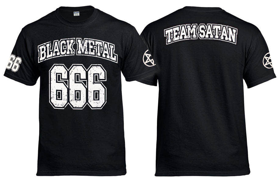 

Футболка BLACK METAL 666 L