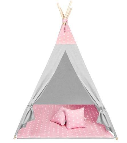 

Детская палатка WigWam 160 × 115 см розовые звезды