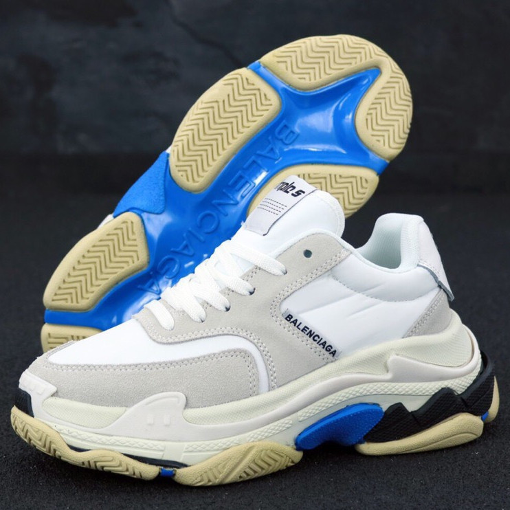 

Женские кроссовки в стиле Balenciaga Triple S, желтый, бежевый, белый, синий, Вьетнам 37 40, Разные цвета