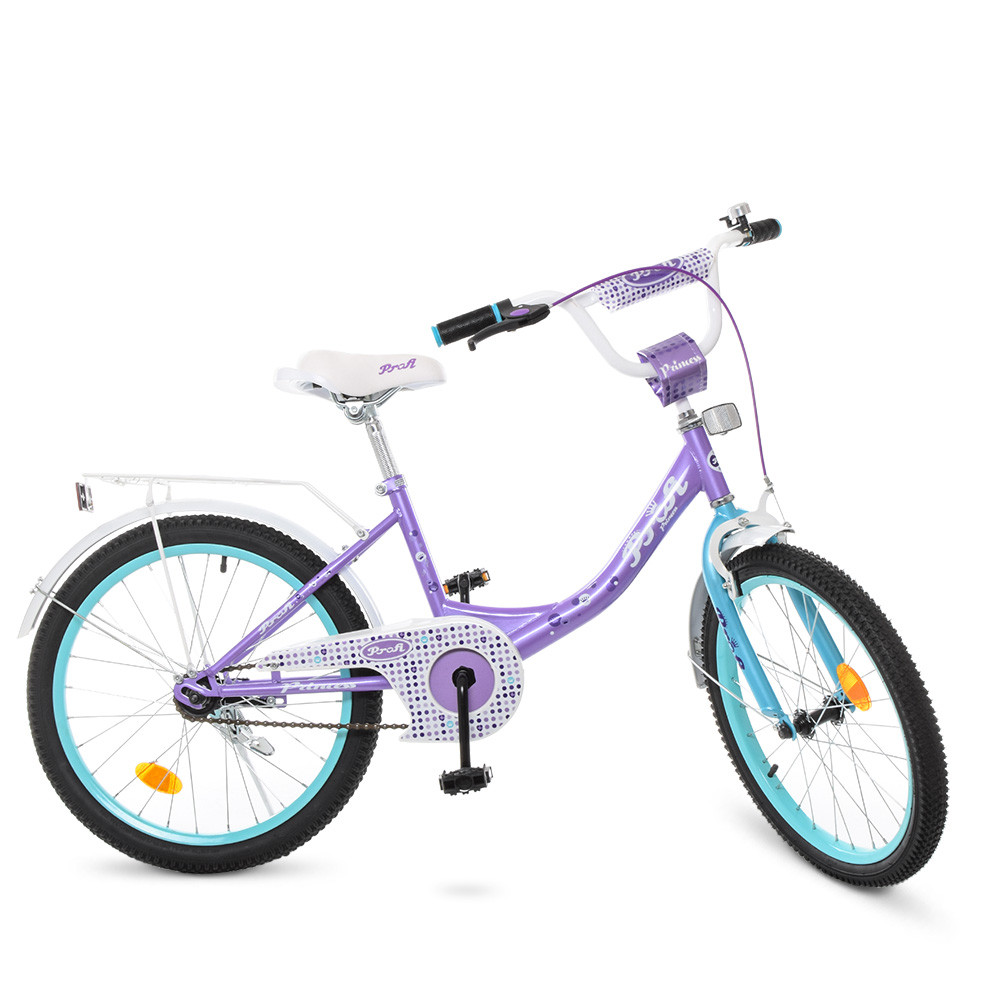

Велосипед детский PROF1 20д. Y2015 Princess,сиренево-мятный, Сиреневый