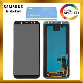 Дисплей Samsung A600 Galaxy A6 с сенсором Черный Black оригинал , GH97-21897A