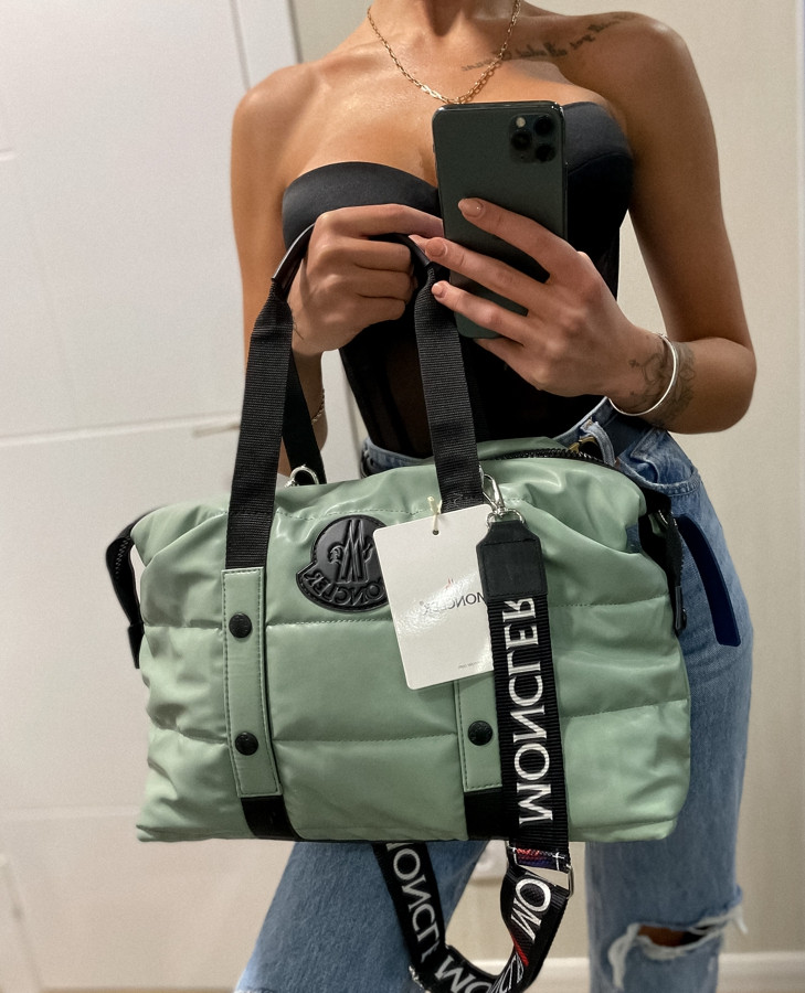 

Сумка женская Moncler Puf Mint Монклер мятная, Разные цвета