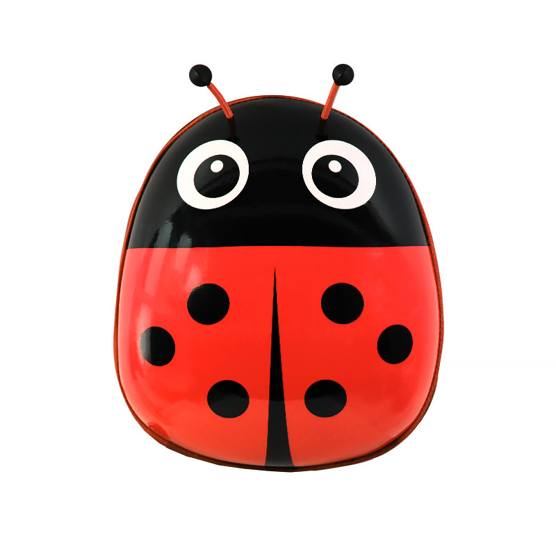 

Детский рюкзак с твердым корпусом Lesko Ladybug 229 Red для прогулок садика